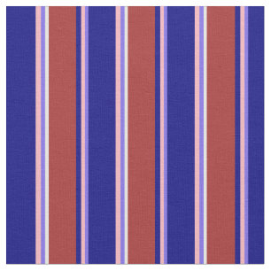 Tissu Bleu d'ardoise moyen, rose clair, bleu, Brown et b