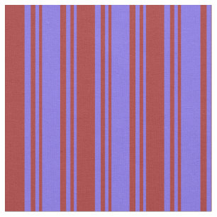 Tissu Bleu d'ardoise moyenne et Motif de couleur Brown