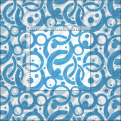 Tissu bleu de bulle (Carreau)