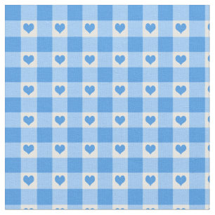 Tissu Bleu de contrôle de guingan et de motif de