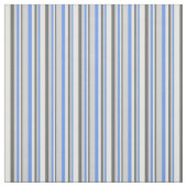 Tissu Bleu de Cornflower, Gris clair, Gris foncé et Crèm (Échantillon)