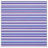 Tissu Bleu de Cornflower, Indigo et Blancs (Échantillon)