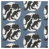 Tissu bleu de Dino (Échantillon)