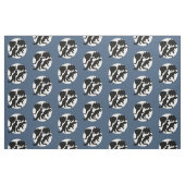 Tissu bleu de Dino (Fat Quarter)