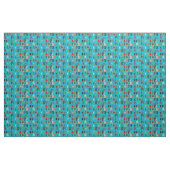 Tissu bleu de joyeux anniversaire (Yard)