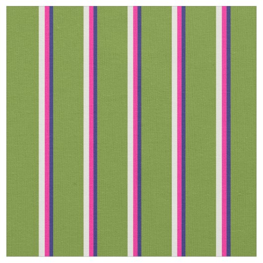 Tissu Bleu de minuit, rose profond, jaune clair et vert (Fermer)