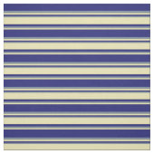 Tissu Bleu de minuit, Tan et gris ardoise clair (Échantillon)