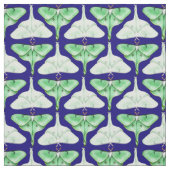 Tissu bleu de mite de Bella Luna (Échantillon)