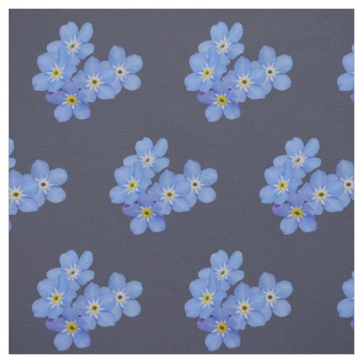 Tissu bleu de myosotis (Échantillon)