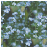 Tissu bleu de myosotis des marais (Fermer)