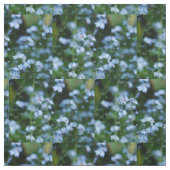 Tissu bleu de myosotis des marais (Échantillon)