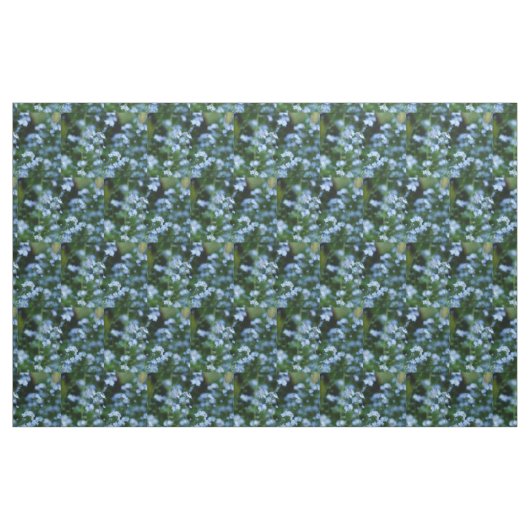 Tissu bleu de myosotis des marais (Fat Quarter)