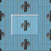 Tissu Bleu de néphrologie des reins (Carreau)