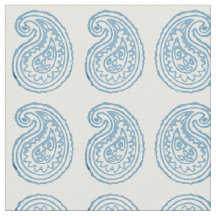 Tissu bleu de Paisley des oeufs de Robin par