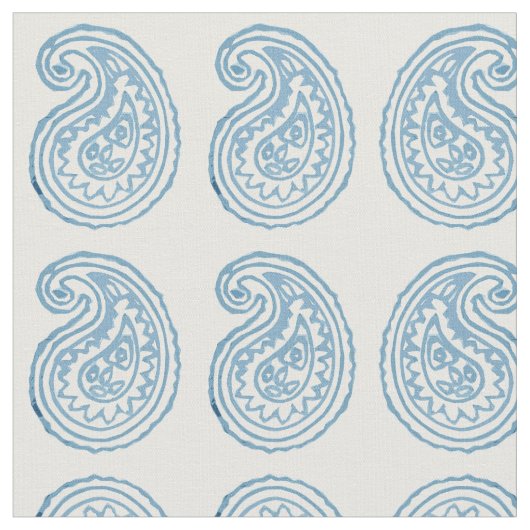 Tissu bleu de Paisley des oeufs de Robin par (Fermer)
