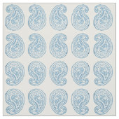 Tissu bleu de Paisley des oeufs de Robin par (Échantillon)