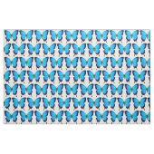 Tissu bleu de papillon de machaon d'Ulysse (Fat Quarter)
