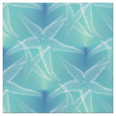 Tissu bleu de plage d'Aqua d'étoiles de mer (Fermer)