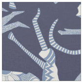 Tissu bleu de singe (Fermer)