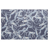 Tissu bleu de singe (Fat Quarter)