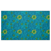 Tissu Bleu de souci, de turquoise et de cobalt de (Fat Quarter)