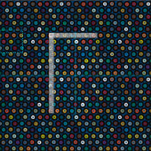 Tissu Bleu de VINYLE (Carreau)