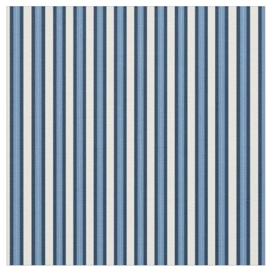 Tissu Bleu délavé, navy et rayures blanches (Fermer)