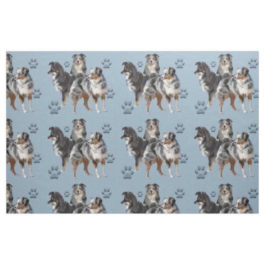 Tissu bleu des bergers australiens (Fat Quarter)