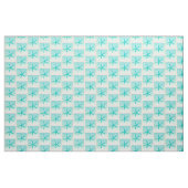 Tissu bleu d'étoiles de mer d'océan (Yard)
