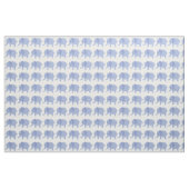 Tissu bleu d'impression d'éléphant (Yard)