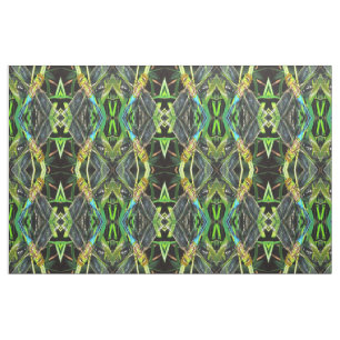 Tissu Bleu Dragonfly Shimmering Wings Peinture