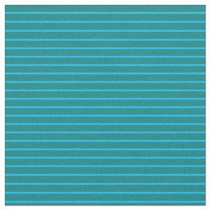 Tissu Bleu du ciel profond et rayures Turquoises