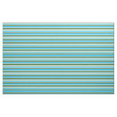 Tissu Bleu du ciel profond, Gray, Vert & Blanc (Fat Quarter)