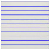 Tissu Bleu et beige rayures (Échantillon)