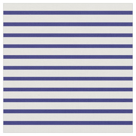 Tissu Bleu et blanc de minuit (Fermer)