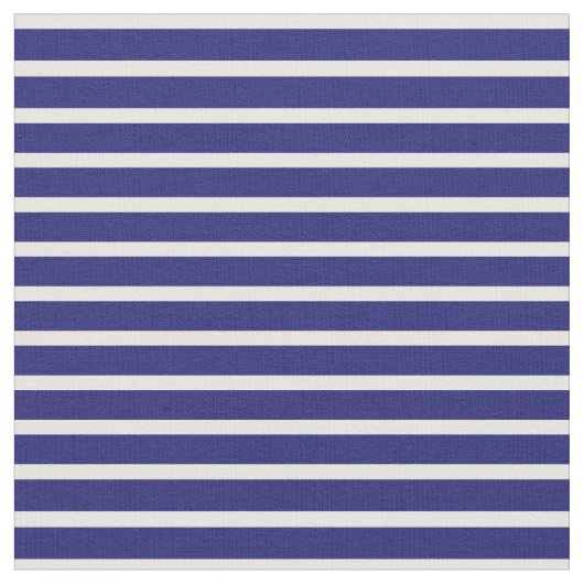 Tissu Bleu et blanc de minuit (Fermer)