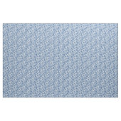 Tissu Bleu et blanc de motif de chardon de William (Yard)