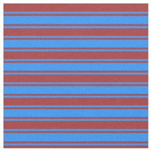 Tissu Bleu et Brown
