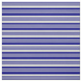 Tissu Bleu et gris clair Motif rayé/lin (Échantillon)