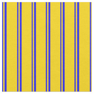Tissu Bleu et jaune