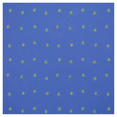 Tissu bleu et jaune étoiles (Échantillon)