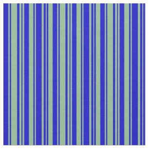 Tissu Bleu et mer Noire Vert Grandes Motif