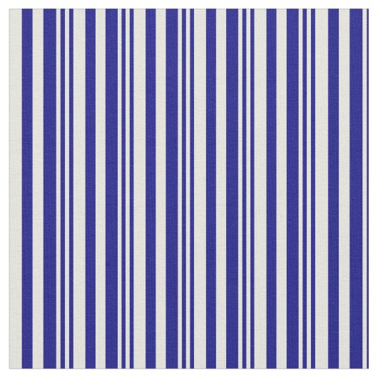 Tissu Bleu et Motif beige (Fermer)