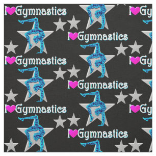 TISSU BLEU ET NOIR J'AIME LES TISSUS DE GYMNASTICS