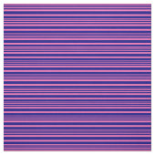 Tissu Bleu et rose chaud (Échantillon)