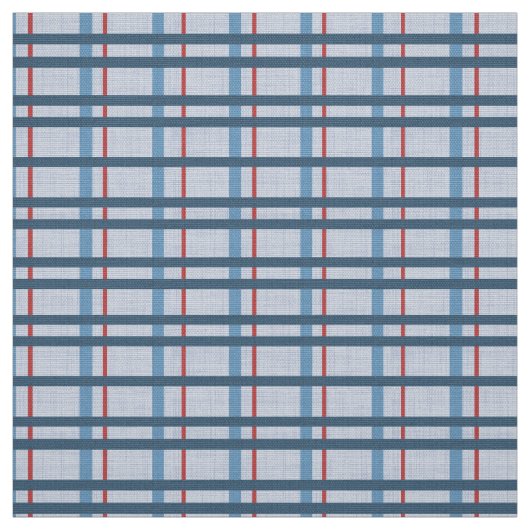 Tissu bleu et rouge plaid (Échantillon)