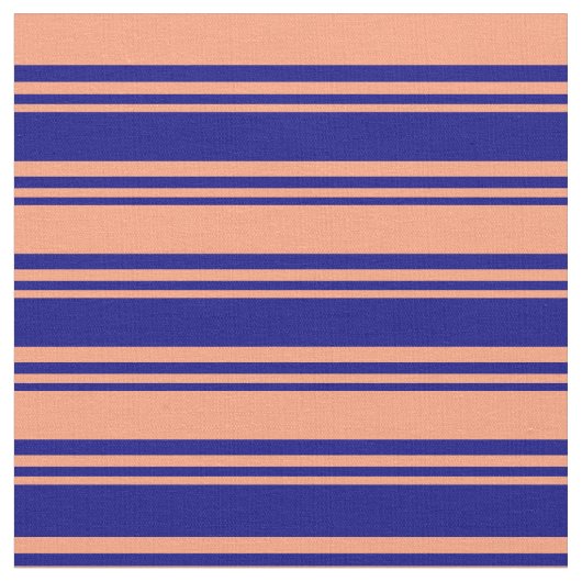 Tissu Bleu et Saumon clair (Fermer)