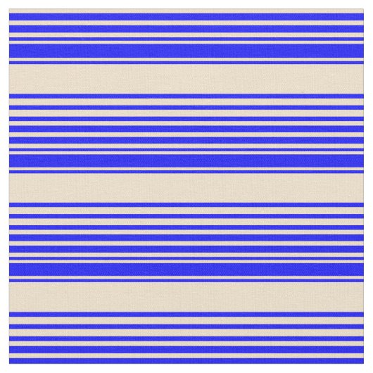 Tissu Bleu et Tan (Fermer)