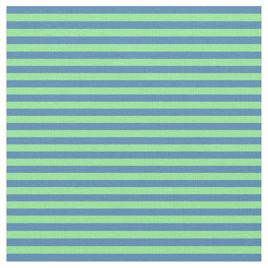 Tissu Bleu et vert clair Motif de rayures (Fermer)