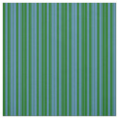 Tissu Bleu et vert foncé Motif rayé/bordé (Échantillon)